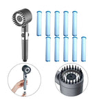 Super Strong Pressurized ABS Shower Nozzle Massage Pattern Bathroom Shower Head Set with Filter